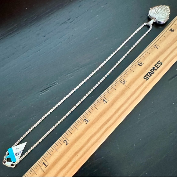 🩶Sterling Silver Heart Open Pendant Necklace - Picture 5 of 11